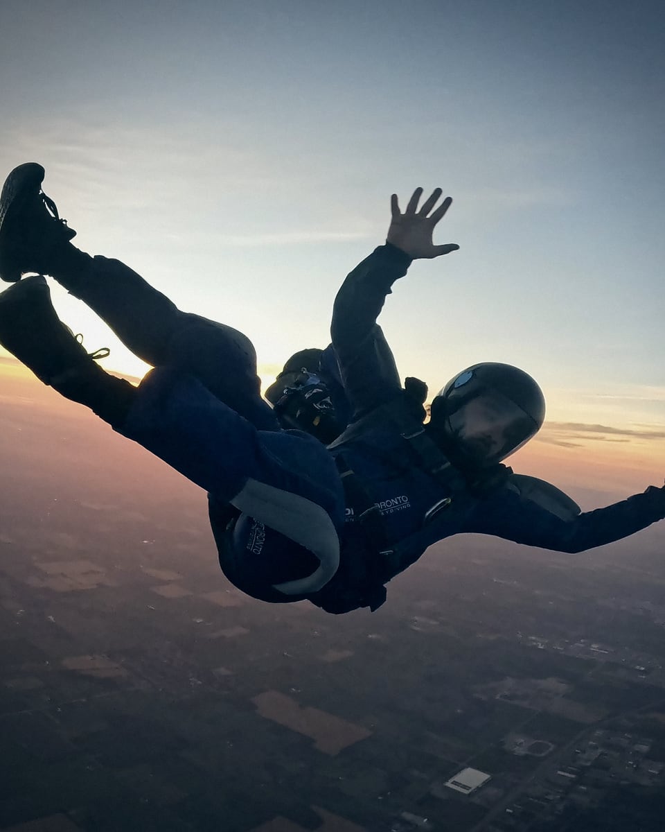 Sunset jump that went wrong